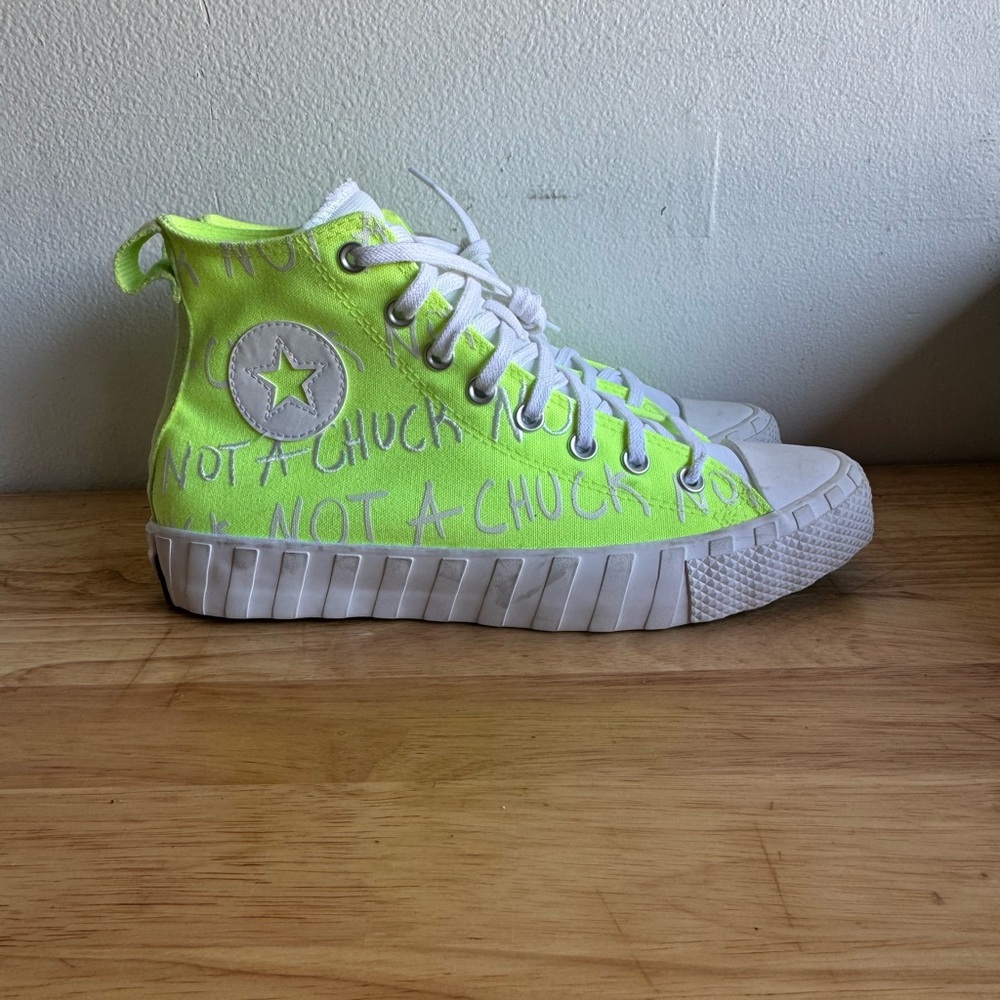 Converse not a chuck neon green